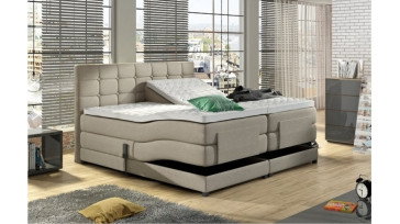 Elektrische Boxspring Bulut compleet met split topper