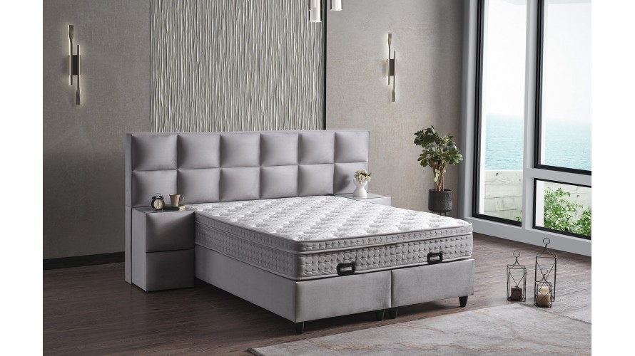 Opberg Boxspring Zand