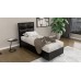 Compleet 1persoons Boxspring met Pocketvering matras