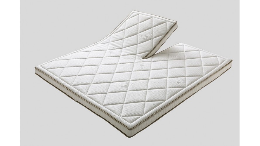 Topper natuurlatex met split