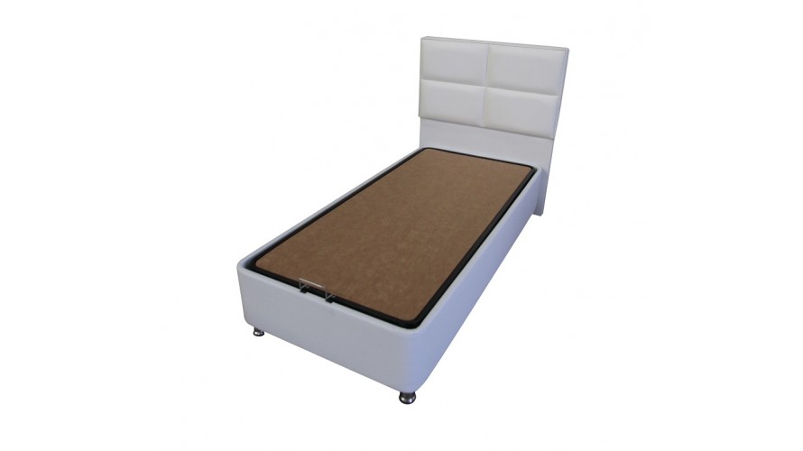 Compleet 1persoons Boxspring met Koudschuim HR45 matras