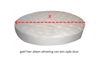 Rond matras op maat