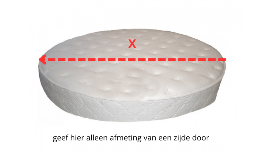 Rond matras op maat
