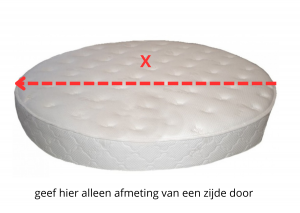 Rond matras op maat